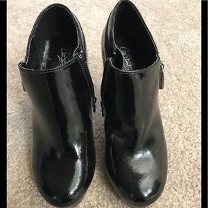 COPY - Black high heeled boots, sandals